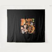 感謝祭トルコクラシックコケットTシャツ タペストリー (正面(横))