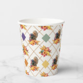 感謝祭トルコホリデー紙カップ 紙コップ (正面)