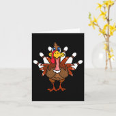 感謝祭トルコボーリング カード (黄色い花)