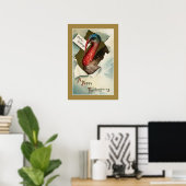 感謝祭トルコヴィンテージアートスケッチ ポスター (ホームオフィス)