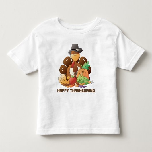 感謝祭トルコ休日の幼児Tシャツ トドラーTシャツ (正面)
