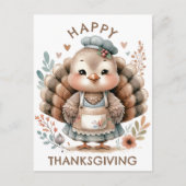 感謝祭トルコ休日はがき シーズンポストカード (正面)