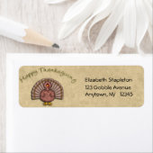 感謝祭トルコ住所 シール (インサイチュ)