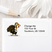 感謝祭トルコ差出人住所ラベル ラベル (インサイチュ)