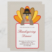 感謝祭トルコ招待状 招待状 (正面/裏面)