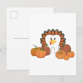 感謝祭トルコ歯科歯科用歯牙 インビテーションポストカード (正面/裏面)