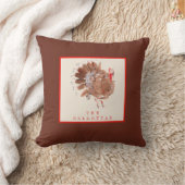 感謝祭トルコ水の色カスタム クッション (ブランケット)