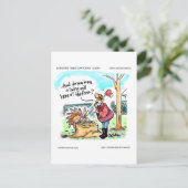 感謝祭トルコ生きるおもしろい意志ギフト&カード シーズンポストカード (スタンド正面)