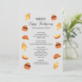 感謝祭トルコ産コーンカップケーキパイディナーメニュー メニュー (スタンド正面)