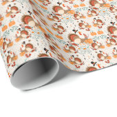 感謝祭トルコ秋のパターン ラッピングペーパー (ロールコーナー)