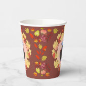 感謝祭トルコ紙カップ 紙コップ (左)