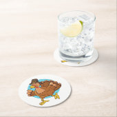 感謝祭トルコ紙コースター ラウンドペーパーコースター (インサイチュ)