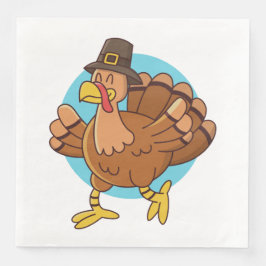 感謝祭トルコ紙ナプキン