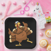 感謝祭トルコ紙プレート ペーパープレート (パーティー)