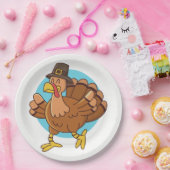 感謝祭トルコ紙プレート ペーパープレート (パーティー)