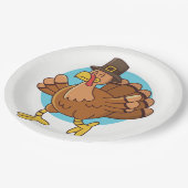 感謝祭トルコ紙プレート ペーパープレート (アングル)