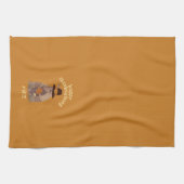 感謝祭トルコ脚アルマジロテキサス州 キッチンタオル (横)