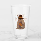 感謝祭トルコ脚アルマジロテキサス州 タンブラーグラス (正面)