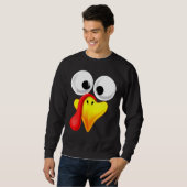 感謝祭トルコ顔マッチングファミリーコスチュームK スウェットシャツ (正面フル)