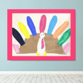 感謝祭トルコ キャンバスプリント (インサイチュ (ウッドフロア))