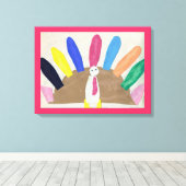 感謝祭トルコ キャンバスプリント (インサイチュ (ウッドフロア))