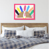 感謝祭トルコ キャンバスプリント (インサイチュ (寝室))