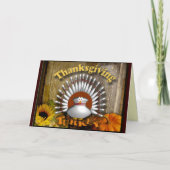 感謝祭トルコ シーズンカード (正面)