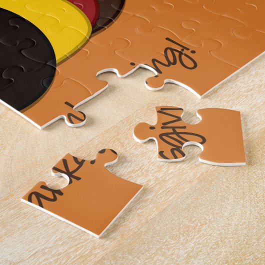 感謝祭トルコ ジグソーパズル (側面)