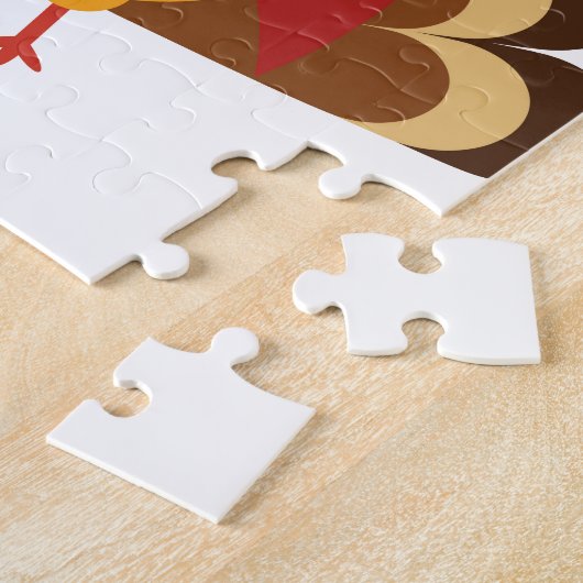 感謝祭トルコ ジグソーパズル (側面)