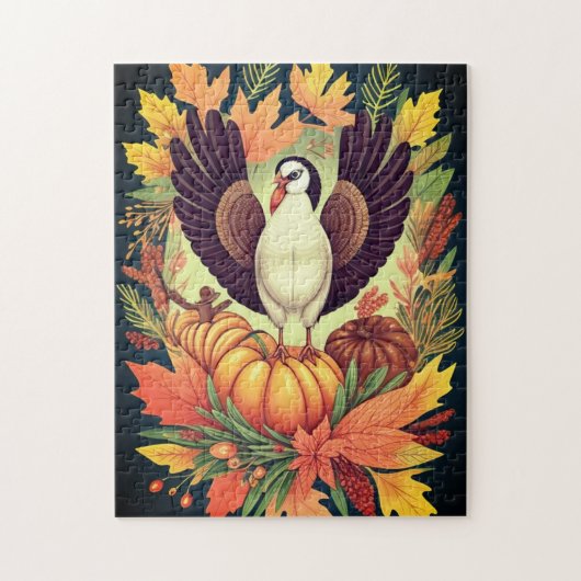 感謝祭トルコ ジグソーパズル (縦)