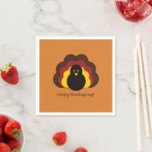 感謝祭トルコ スタンダードカクテルナプキン (インサイチュ)