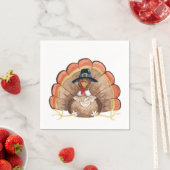 感謝祭トルコ スタンダードカクテルナプキン (インサイチュ)