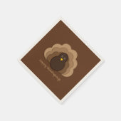 感謝祭トルコ スタンダードカクテルナプキン (角)