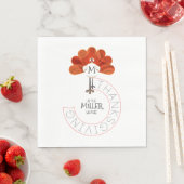 感謝祭トルコ スタンダードランチョンナプキン (インサイチュ)