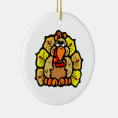 感謝祭トルコ セラミックオーナメント (右)