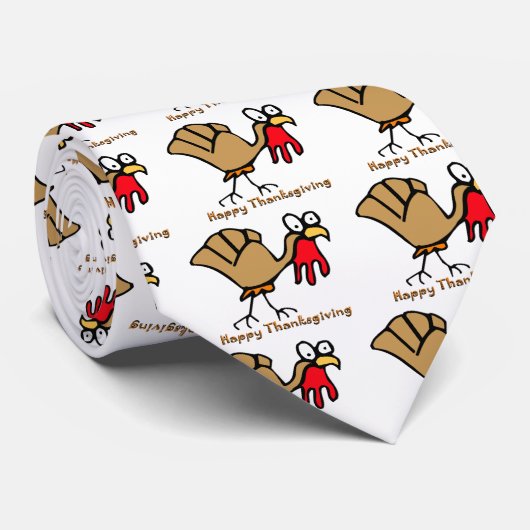 感謝祭トルコ ネクタイ (ロール)