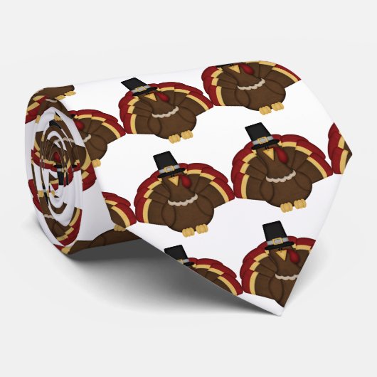 感謝祭トルコ ネクタイ (ロール)