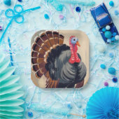 感謝祭トルコ | ハッピーサンクスギビングパーティー ペーパープレート (パーティー)