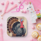 感謝祭トルコ | ハッピーサンクスギビングパーティー ペーパープレート (パーティー)