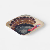 感謝祭トルコ | ハッピーサンクスギビングパーティー ペーパープレート (傾斜あり)