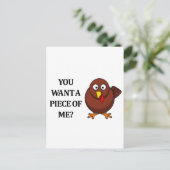 感謝祭トルコ(ピースを欲しい) シーズンポストカード (スタンド正面)