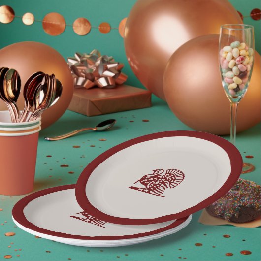 感謝祭トルコ～プレート ペーパープレート (複数)