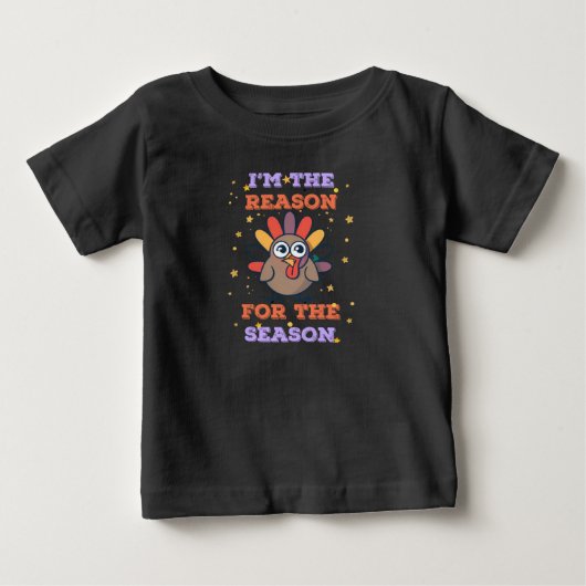 感謝祭トルコ ベビーTシャツ (正面)