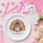 感謝祭トルコ ペーパープレート (パーティー)