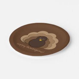 感謝祭トルコ ペーパープレート