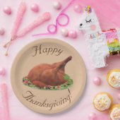 感謝祭トルコ ペーパープレート (パーティー)
