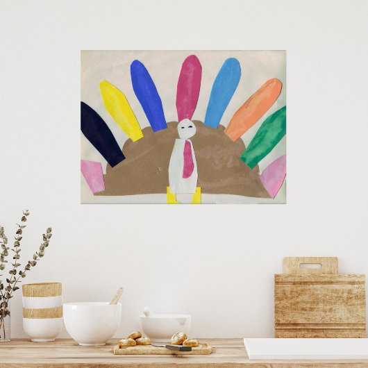 感謝祭トルコ ポスター (キッチン)