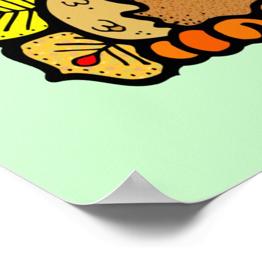 感謝祭トルコ ポスター (角)