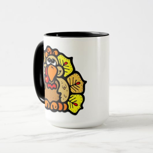 感謝祭トルコ マグカップ (正面左)