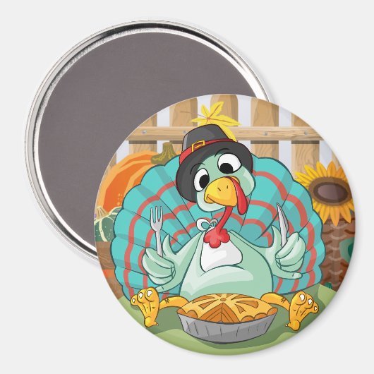 感謝祭トルコ マグネット (正面/裏面)